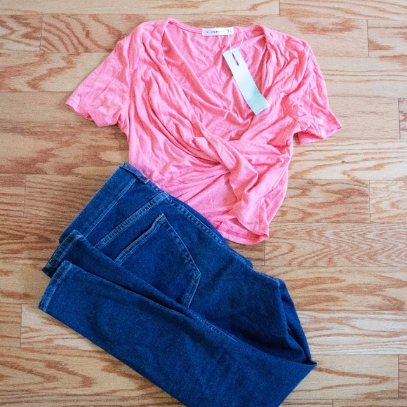 Pink Crop top - Picture 1 of 2